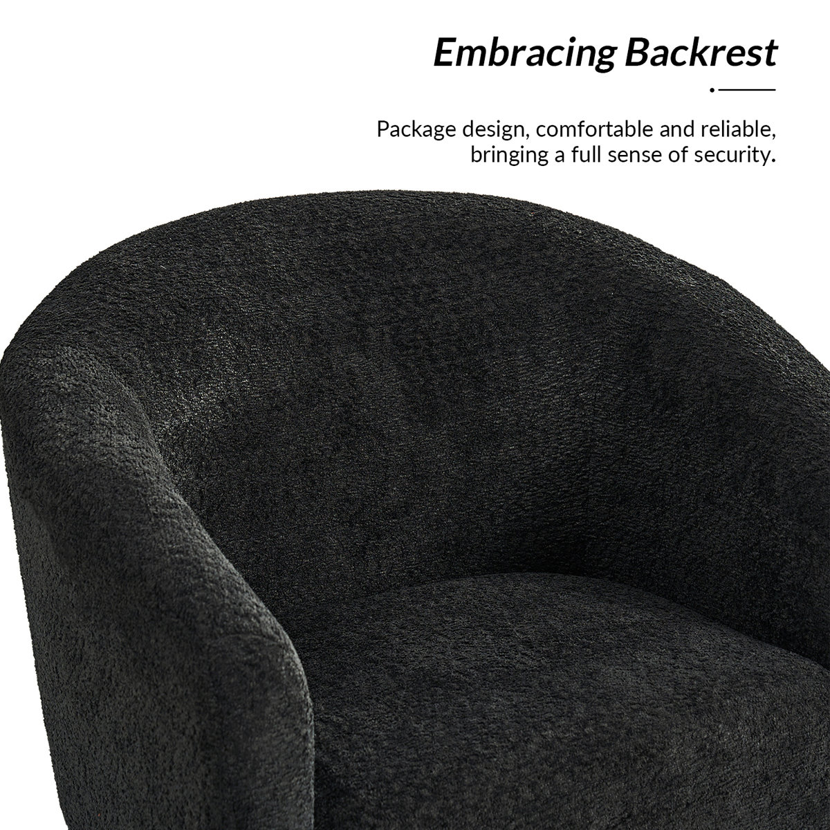 Cadie 27.5"W Modern Boucle Armchair with Metal Legs (Set of 2)